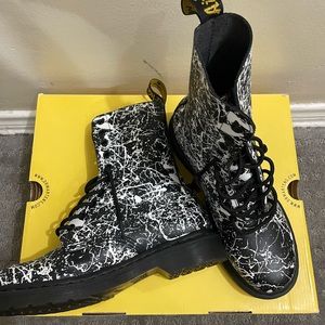 Paint splatter boots only worn once